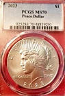 PCGS MS-70! 2023 PEACE DOLLAR