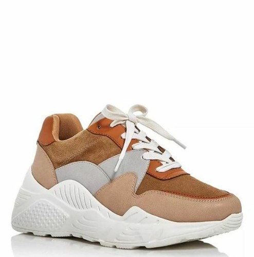 tan chunky sneakers