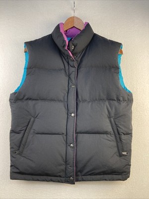 VTG Black 80s The North Face USA Made Puffer Down Vest Size M VGUC RARE