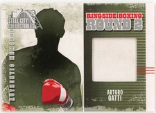 Arturo Gatti 2011 ITG Ringside Boxing Silver Trunks Card #AM-55