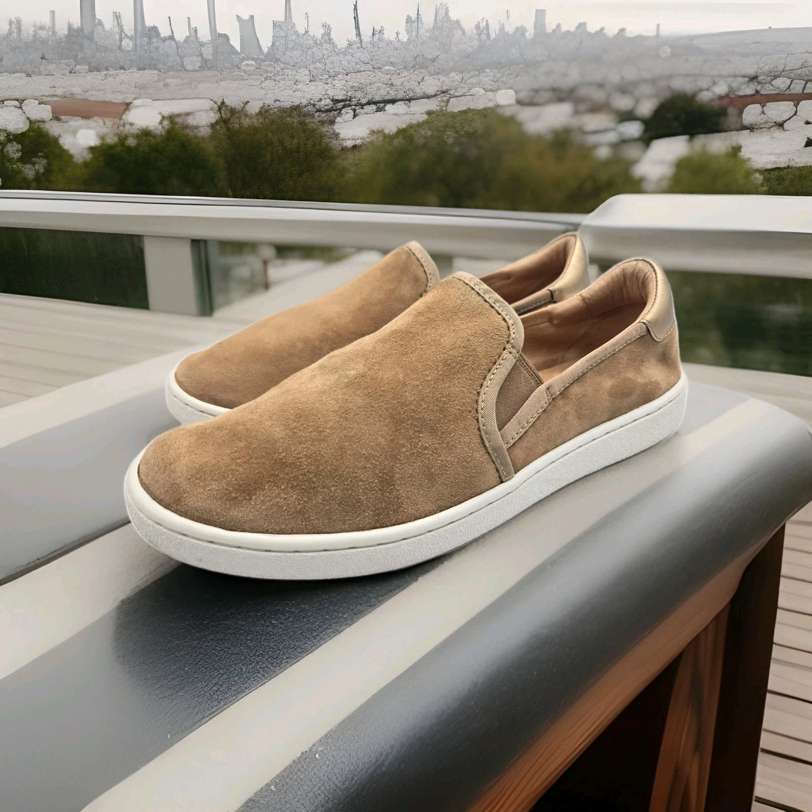 Scarpe da ginnastica donna Ugg Cas slip on marrone taglia 8 1019217