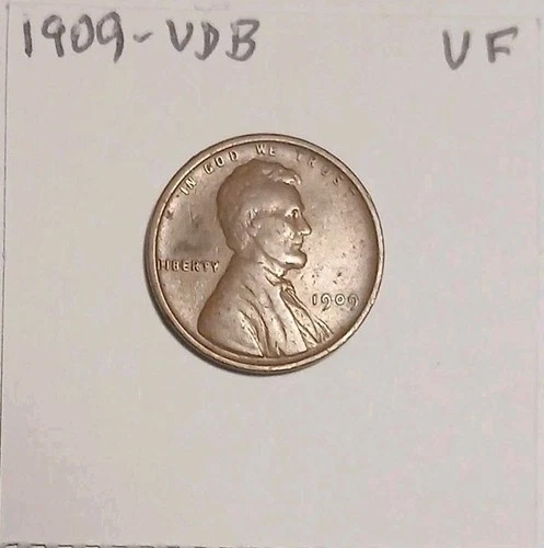 1909 (P) VDB Lincoln Wheat Cent  VF Philadelphia Mint