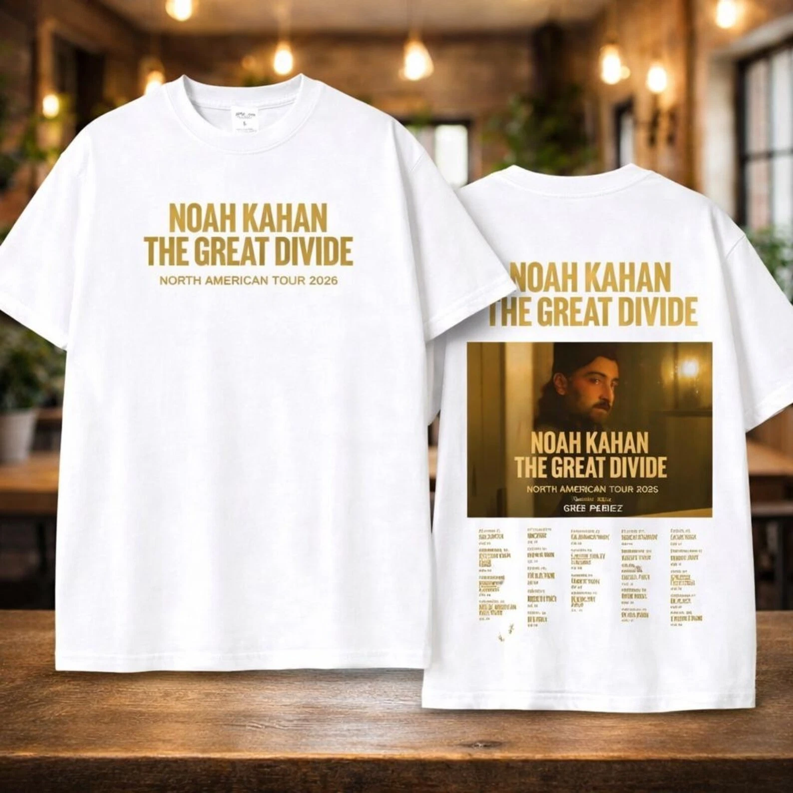 Noah Kahan the Divide Tour 2026 Unisex T-Shirt