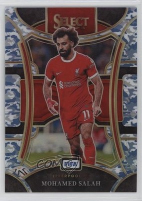 2023 Panini Select FIFA Mezzanine Winter Camo Prizm 2/99 Mohamed Salah #108 9w4