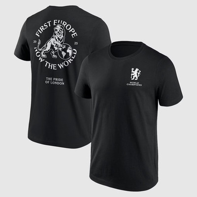 Chelsea Herren Fußball T-Shirt First Europe, Now The World Top - Neu
