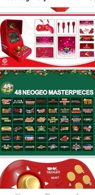SNK NEOGEO Mini Christmas 40th Anniversary Limited Ed Console Arcade Video Games