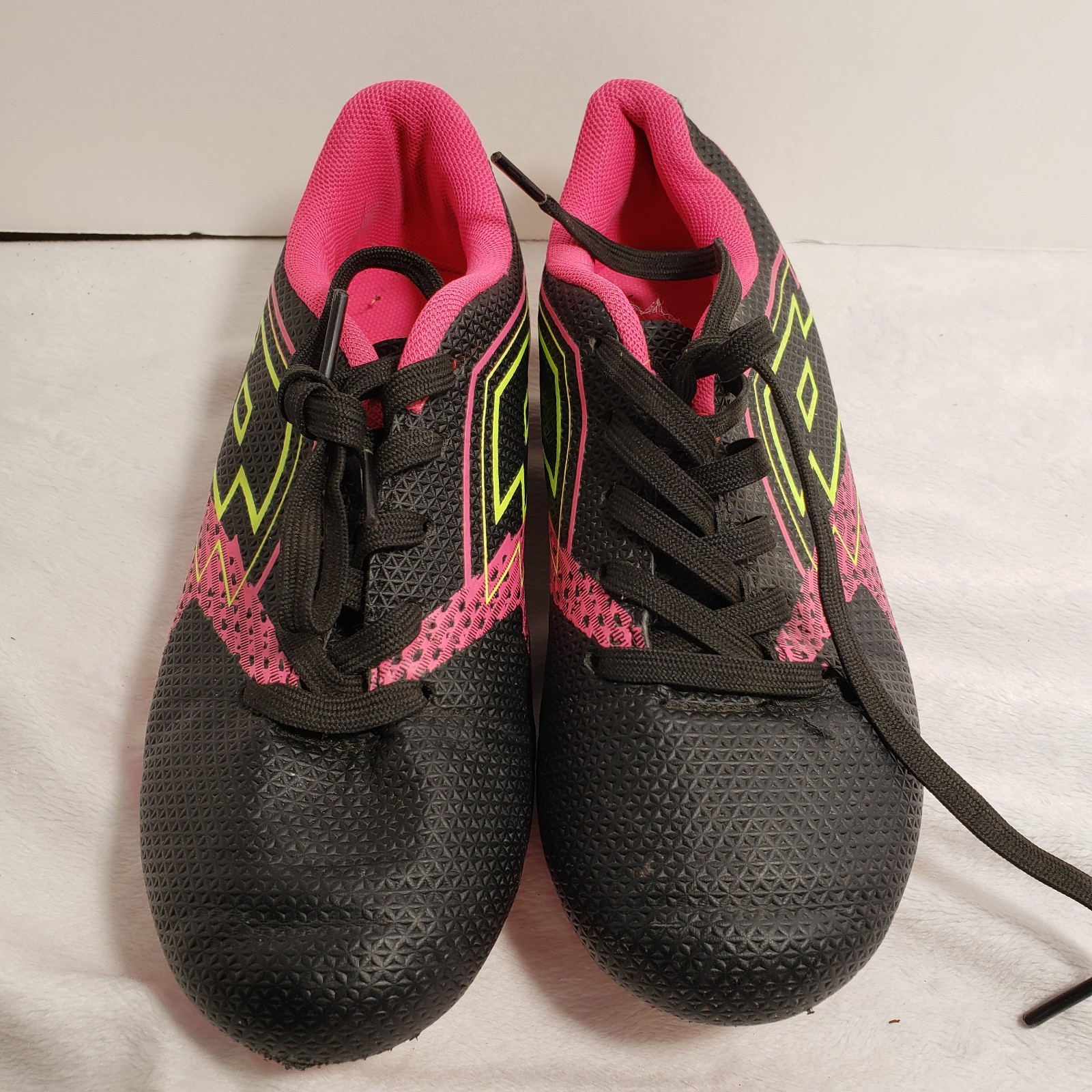 Lotto scarpe sneakers tacchetti calcio giovani taglia 1 5 nero rosa outdoor