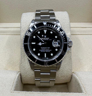 Rolex Submariner Date 40mm Black Dial Steel Bracelet Automatic 300m Diver