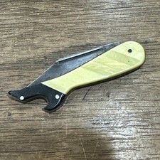 Vintage Brown Shoe Company High Heel Boot Leg Knife!