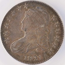 1821 Year US Early Half Dollar Coins (1794-1839) for sale | eBay