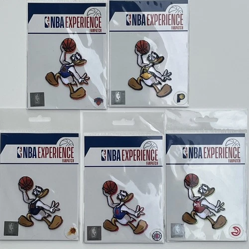 NBA Experience FanPatch 5 DISNEY Donald Duck Suns Pacers Clippers Hawks Nicks