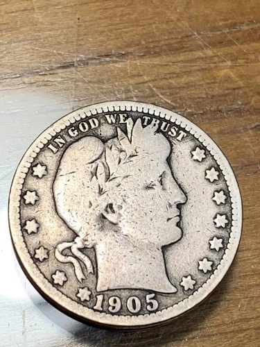 1905-S Barber Quarter Good+ Condition SKU#36938