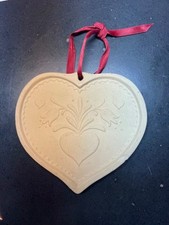 Brązowa torba Cookie Art, forma do ciasteczek, 1986 kształt serca z tulipanem, 6"