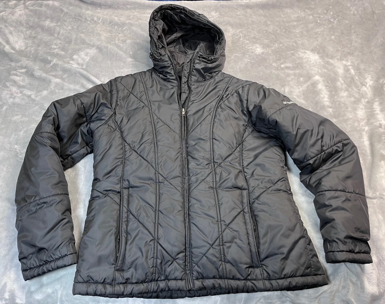Columbia Youth Puffer Jacket Hooded Insulated Gray Kids Winter Coat Size Large
Opens in a new window