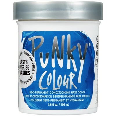 Punky Atlantic Blue Semi Permanent Hair 3.5 Fl Oz (Pack of 1), 