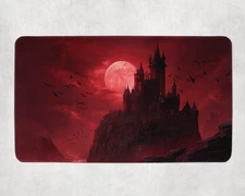 MTG Playmat | Gothic Vampire Castle Themed Playmat | Unofficial MTG Playmat