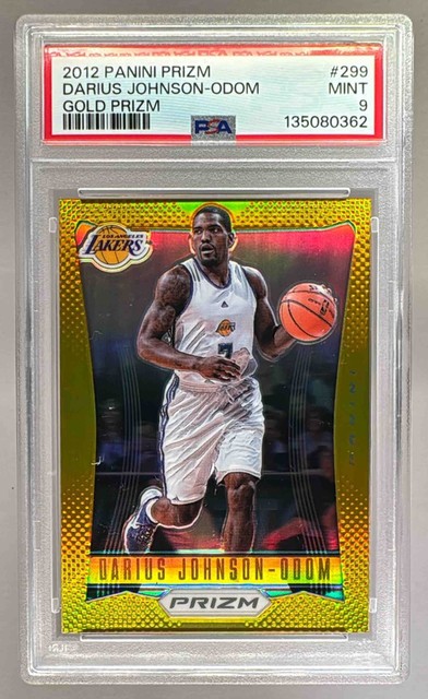 135080362 Darius Johnson-Odom 2012 Panini Prizm #299 Gold RC 1/10 PSA 9