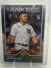 Jasson Dominguez 2024 Topps Transcendent Icons Chrome Rookie Card  #92 Yankees