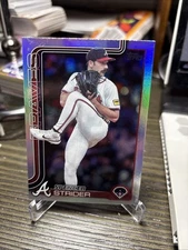 2025 Topps Series 2 Spencer Strider Rainbow Foil #579 Atlanta Braves