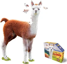 Madd Capp LiL' LLAMA 100 Piece Jigsaw Puzzle For Ages 5+  Oversized Puzzle - NEW
