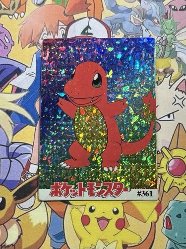 Pokemon Charizard Vintage Pocket Monsters Vending HOLO Prism Sticker 98 Nintendo