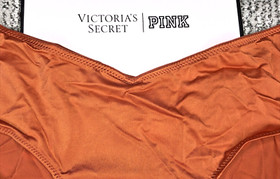 Victoria's Secret Very Sexy NWT Medium Strappy Cheeky Panty High Leg Brown