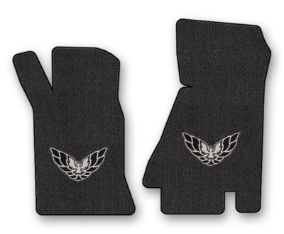 4-Piece Firebird Trans Am Classic Loop Carpet Floor Mats - Choose Your Color & Logo
