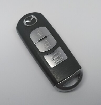 ID357723　６．０Ｋ（２０２２年ヤマダ製）キズあります Mazda CX5 CX8 ND5RC 3 Button Genuine Smart Key RHD OEM JDM SKE13D