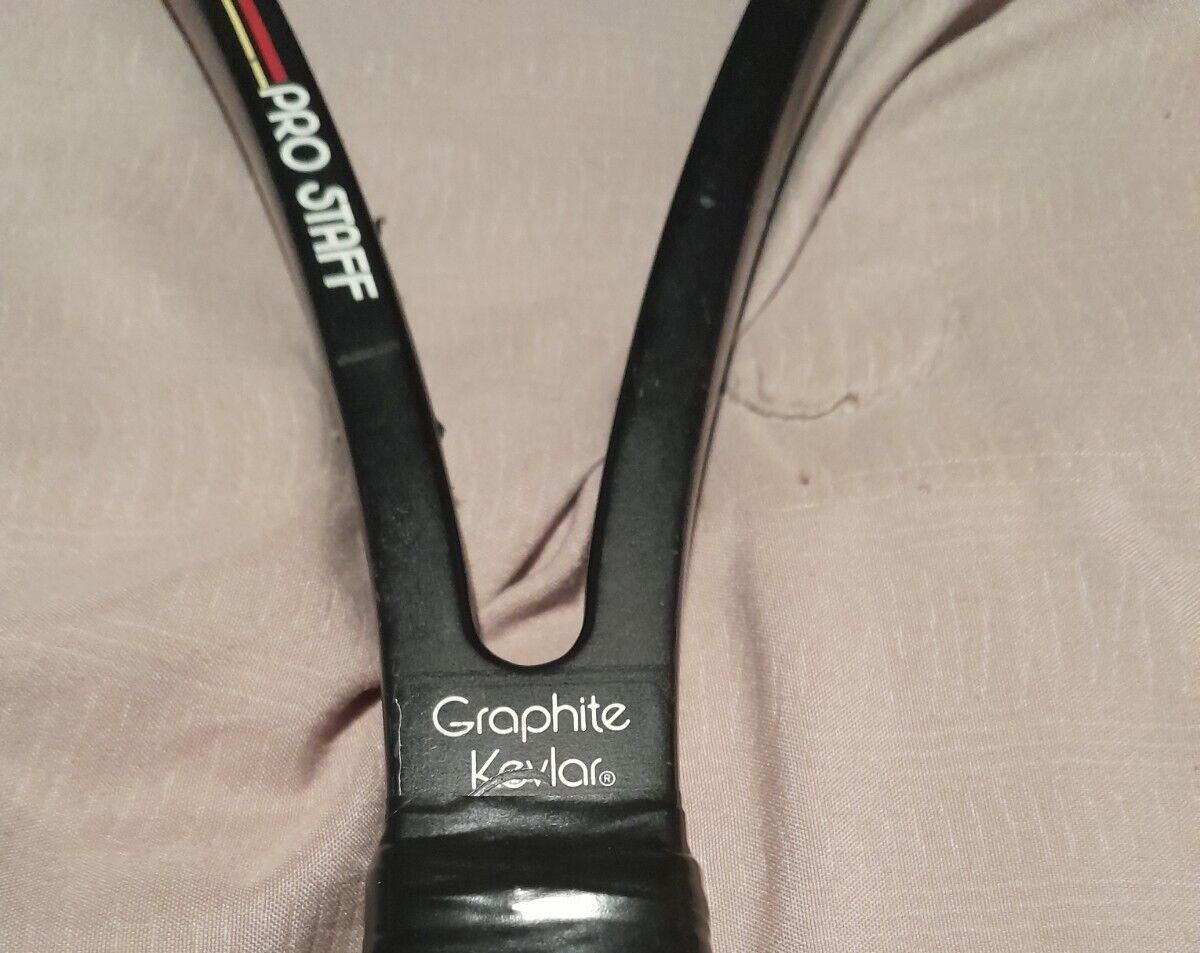Wilson Pro Staff Graphite Made With Kevlar Largehead 4 1/2 PWS | eBay