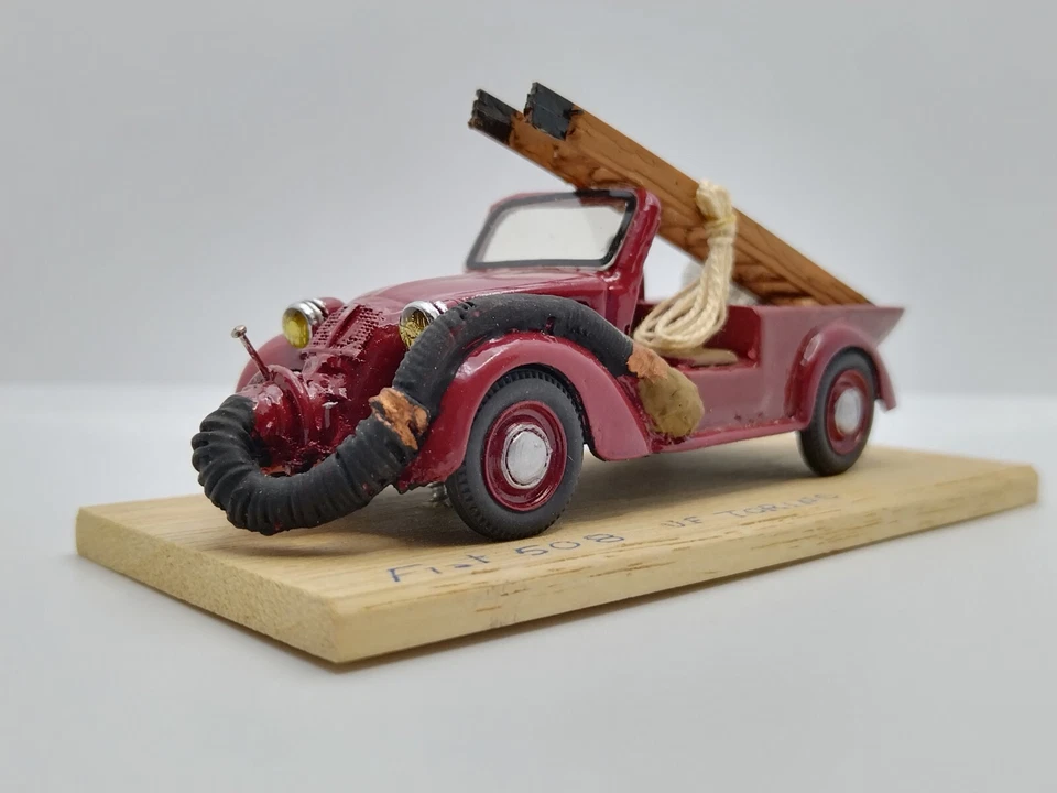 Lilliput 1/43 Fiat 508C Vigili Del Fuoco Torino 1938. Extremely Rare! - Image 2 of 4