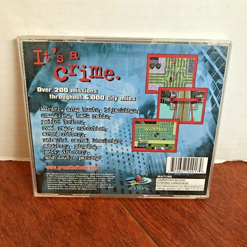 Grand Theft Auto Uncensored Original GTA PC CD 1998 ASC Games Vintage WORKS RARE - Picture 3 of 10