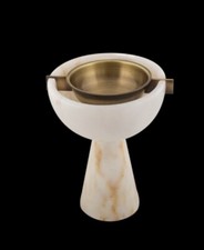 Natural  Italian Marble chalice - 200 Ml Big Size