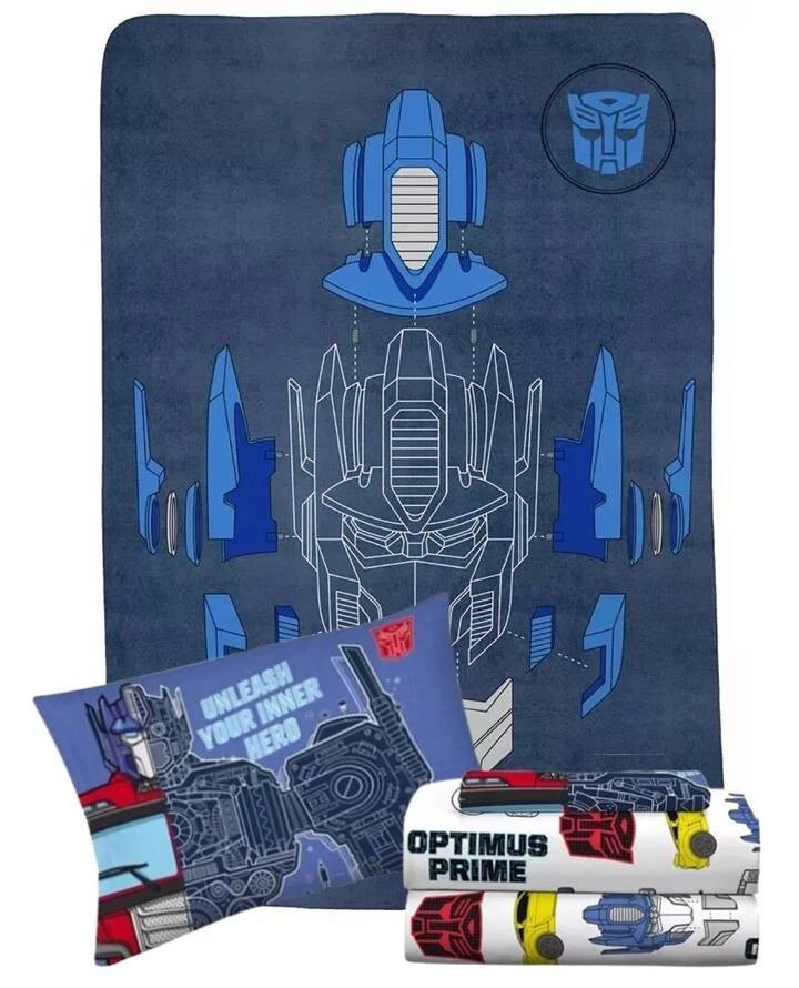 Transformers Kids Twin/Full Blanket & Sheet Set-W52458272592