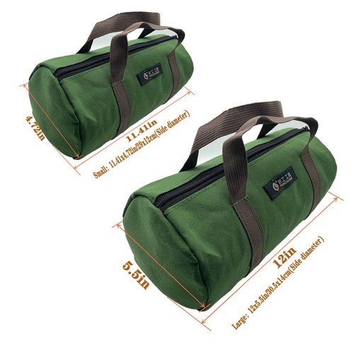 Canvas Tool Bag Heavy Duty organise Tool Storage Hand Bag Strong zipper for Men - Picture 2 of 14