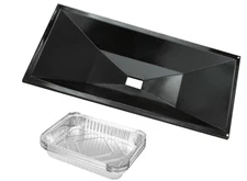 SafBbcue 66037 Grease Tray & 10PC 6415 Catch Pan Aluminum Liners. Weber Genesis