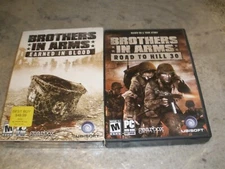 PC BROTHERS IN ARMS EARNED IN BLOOD NEW & ROAD TO HILL 30 USED
