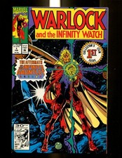 WARLOCK AND THE INFINITY WATCH 1 (9.8) 1ST TEAM UP MARVEL (b022)