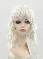 STUDIO WIGS Cosplay/Anime/Costume Women's Character Wavy Wig - White