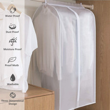Hanging Garment Bags Closet Organizer Storage Large Hanging Clothes Cover Zipper