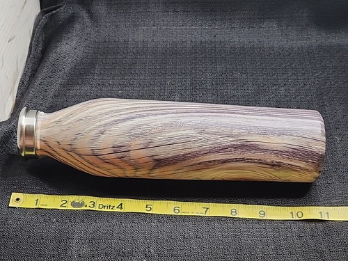 Hydratation Holzmaserung Vakuumversiegelt Edelstahl Wasserflasche (T98) - Bild 3 von 7