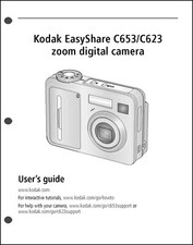Kodak EasyShare C623 Digital Camera User Guide Instruction Manual