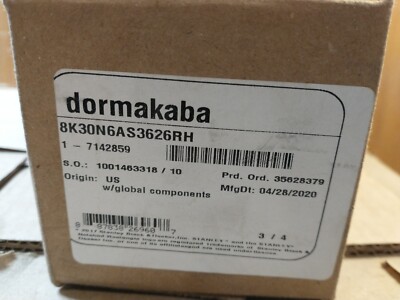 Dormakaba 8k30N6AS3626RH Door Knob
