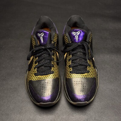 NIKE ZOOM KOBE 5 POP PLAYOFFF CARPE DIEM MENS 9 - 395780 001 BLACK