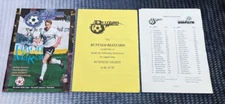Buffalo Blizzard Soccer Vintage Signed Autograph 1995 Magazine + Roster Sheet
