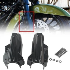 For Harley Touring FLH FLT Models 14+ Lower Fork Covers Upper Fork Slider Accent