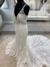 Aire barcelona Wedding Dress Uk size 14