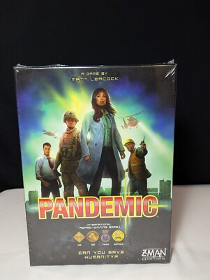 2012 Pandemic Board Game - Ages 8+ 2-4 player - New & Sealed