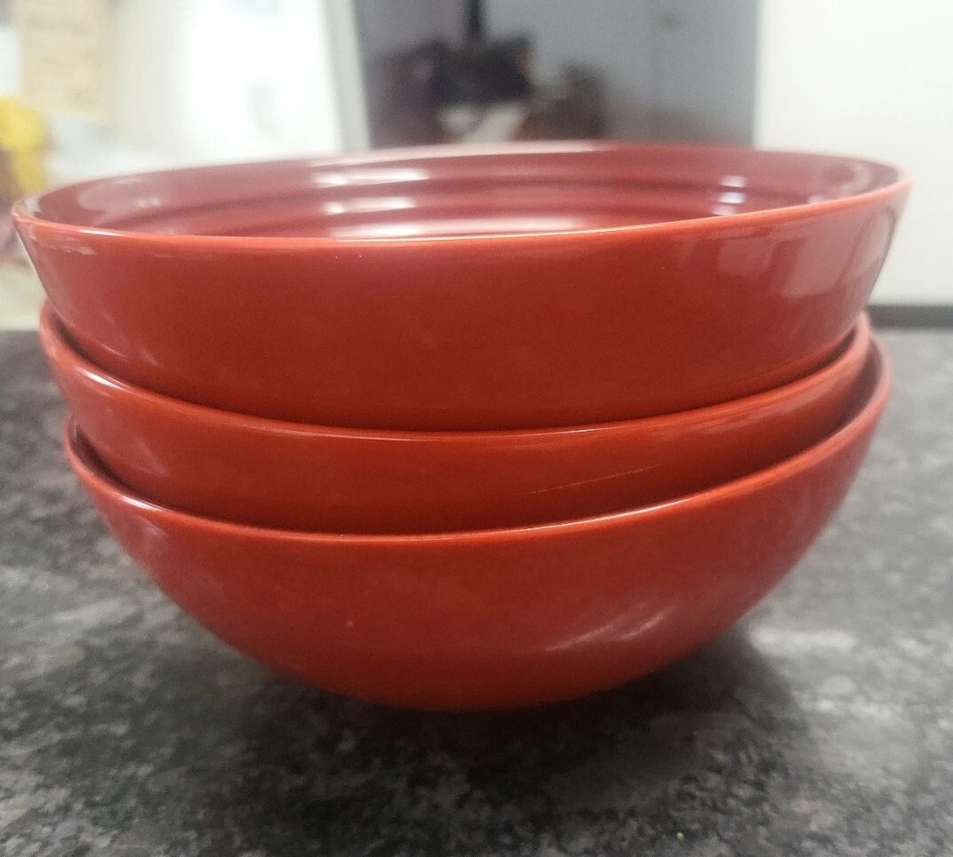 Le Creuset Soup Bowls, Set of 4, Cerise