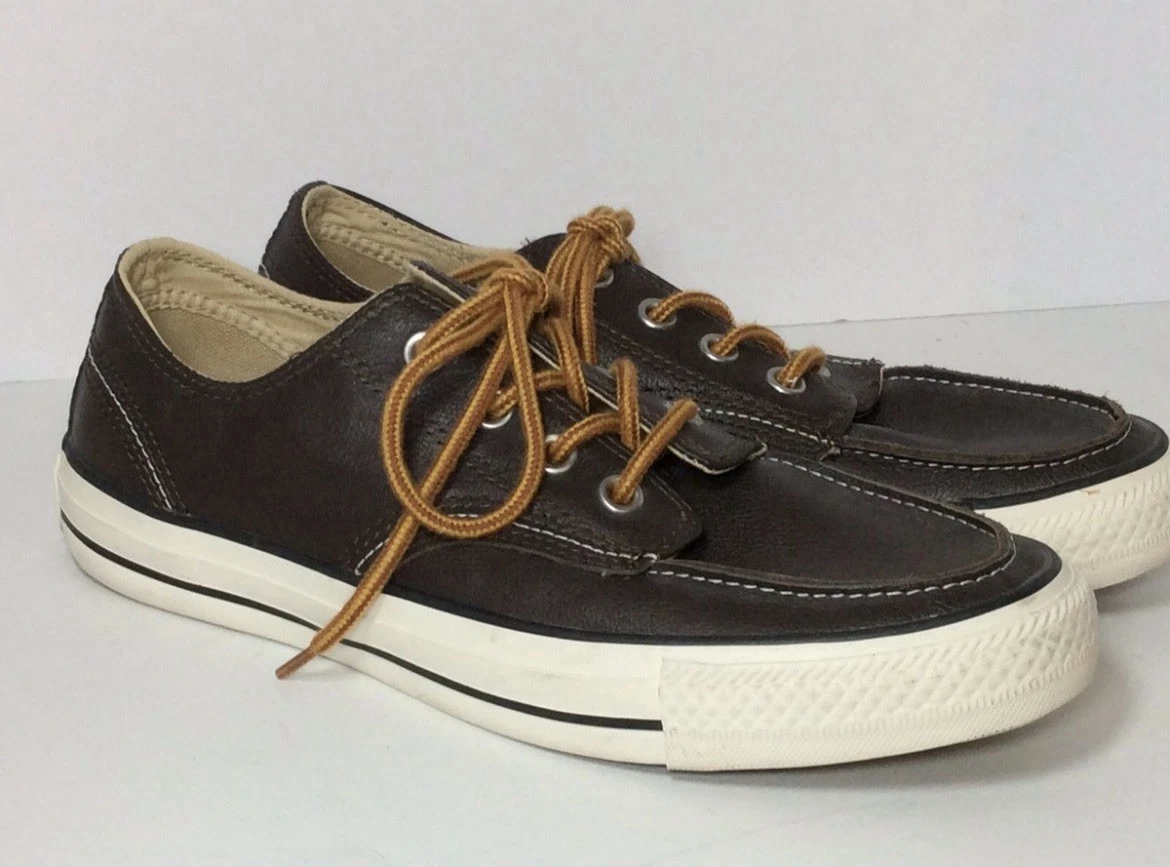 Converse All Star Brown Leather In Men display picture 3