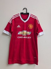 Adidas Manchester United Jersey 2015/16 Home Football Shirt Chevrolet (Small)